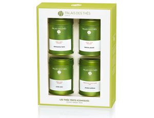 Coffret 4 miniatures Les thés verts iconiques