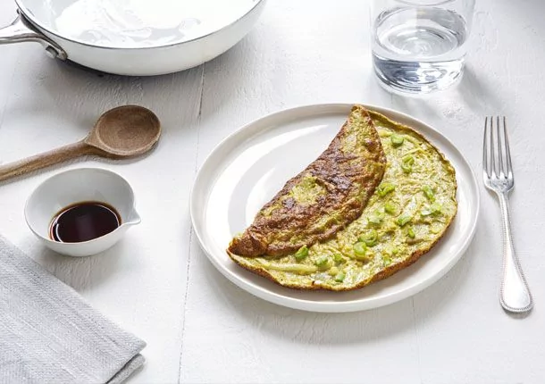 Omelette Japonaise au Matcha Curcuma