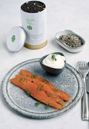 Saumon gravlax - Goût russe 7 agrumes