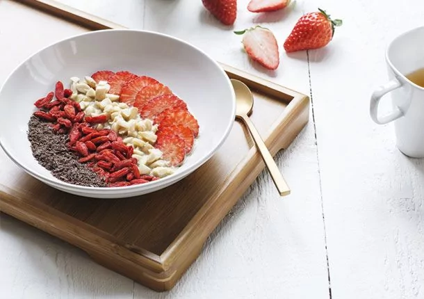Cocoa Matcha smoothie bowl