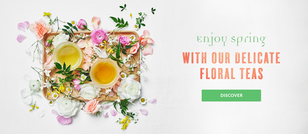 Floral teas selection
